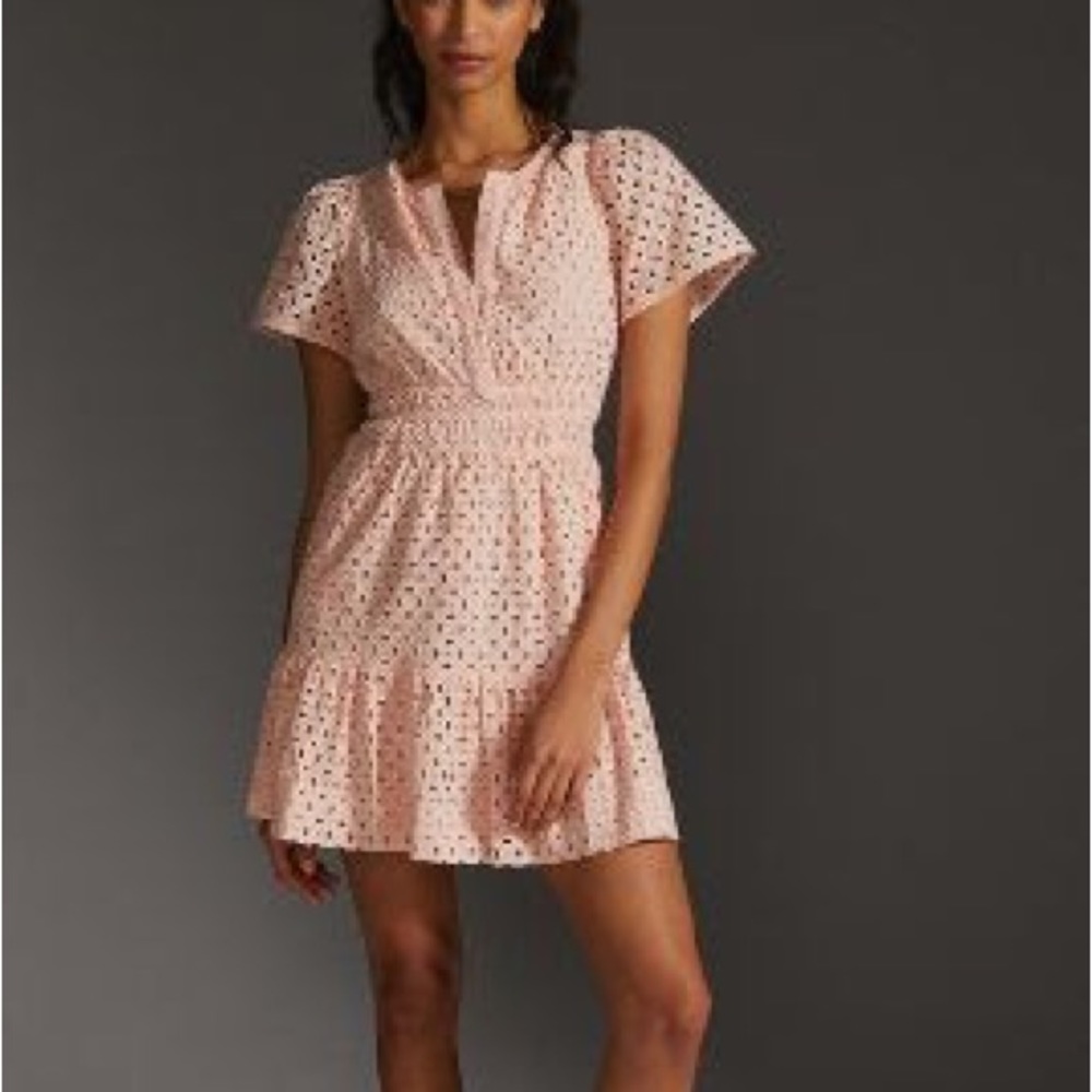 Anthropologie Eyelet Somerset Dress